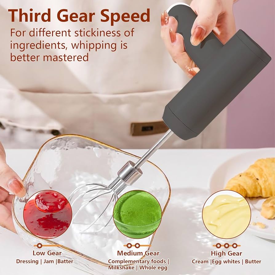 Rechargeable Electric Household Baking Small Mini Whisk