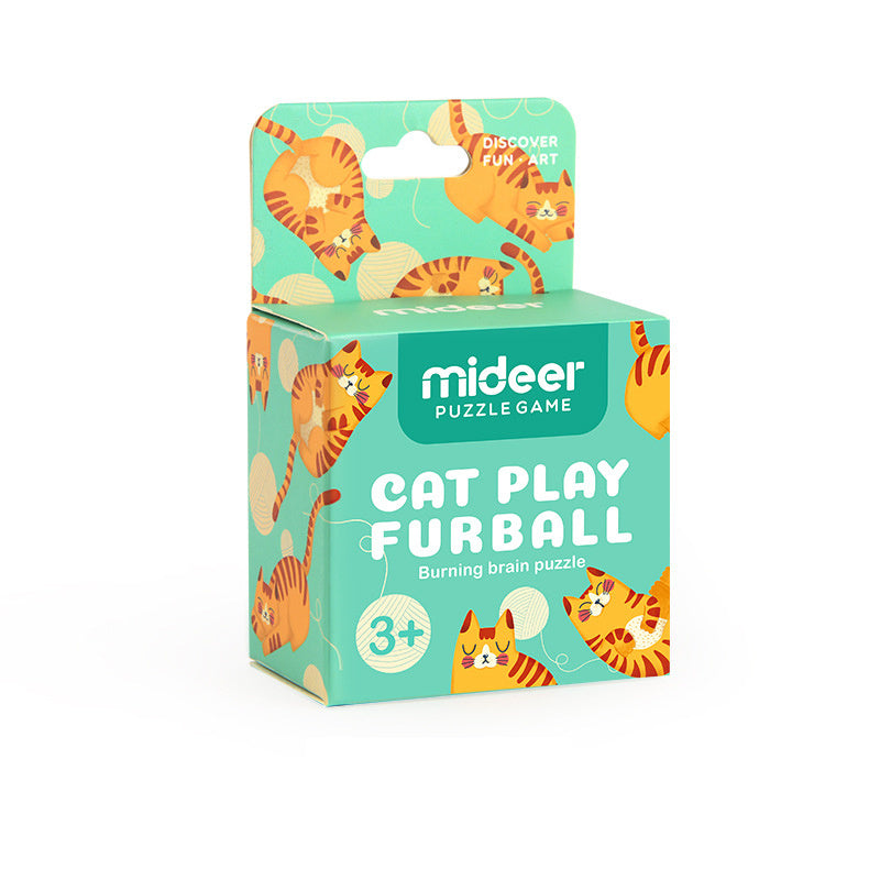 mideer Puzzle Game Duo: Cat Play Furball & Monster Play Hide & Seen
