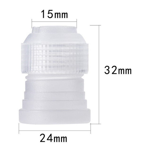 Doll Dress Decorating Set with Silicone Piping Bag and 7 Nozzles