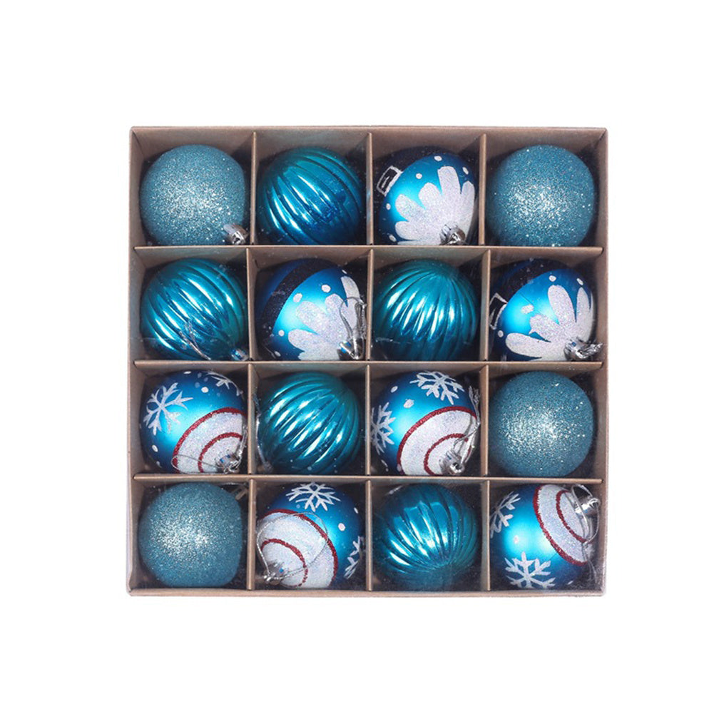 Themed & Patterned Christmas Ornament Gift Set (16-pack)