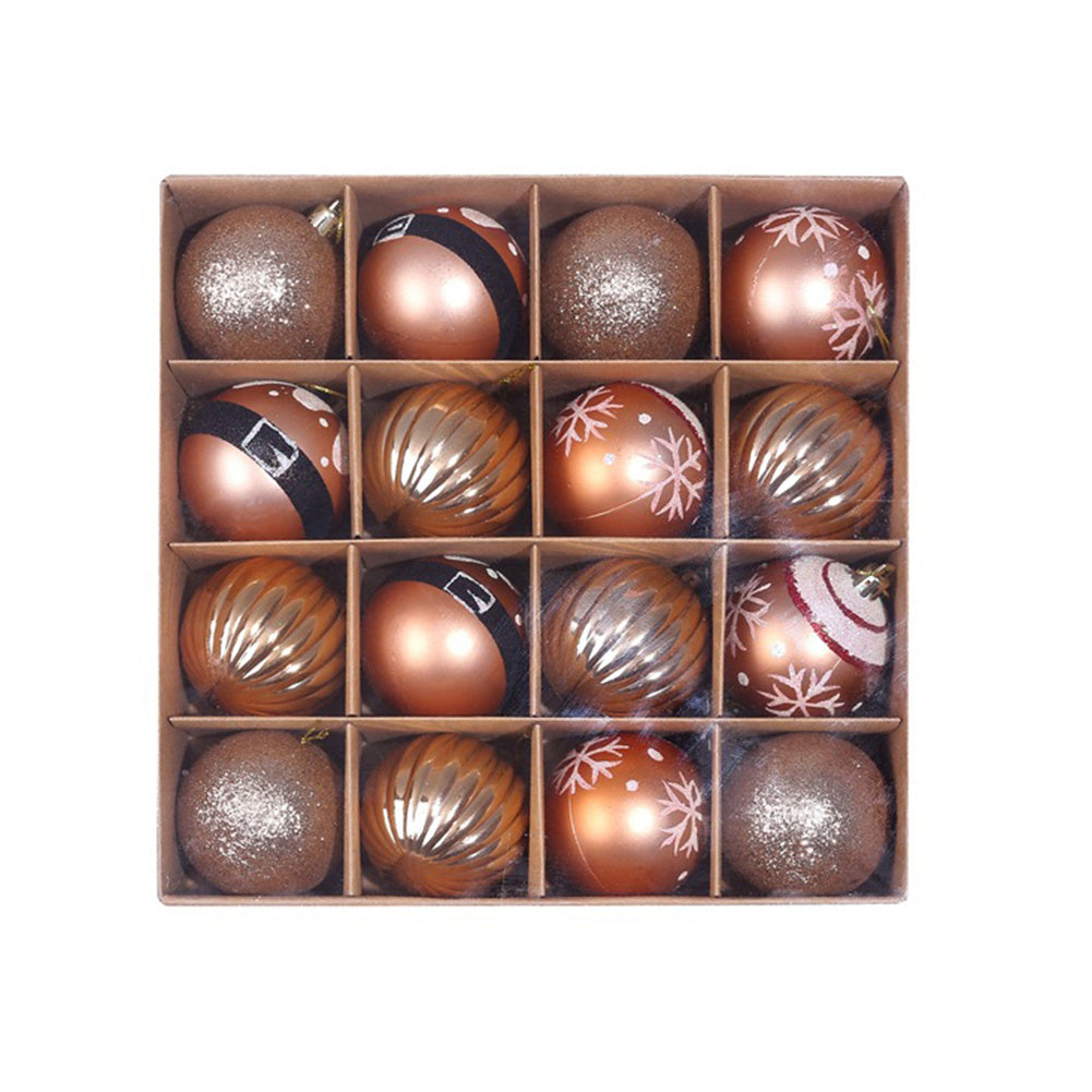 Themed & Patterned Christmas Ornament Gift Set (16-pack)
