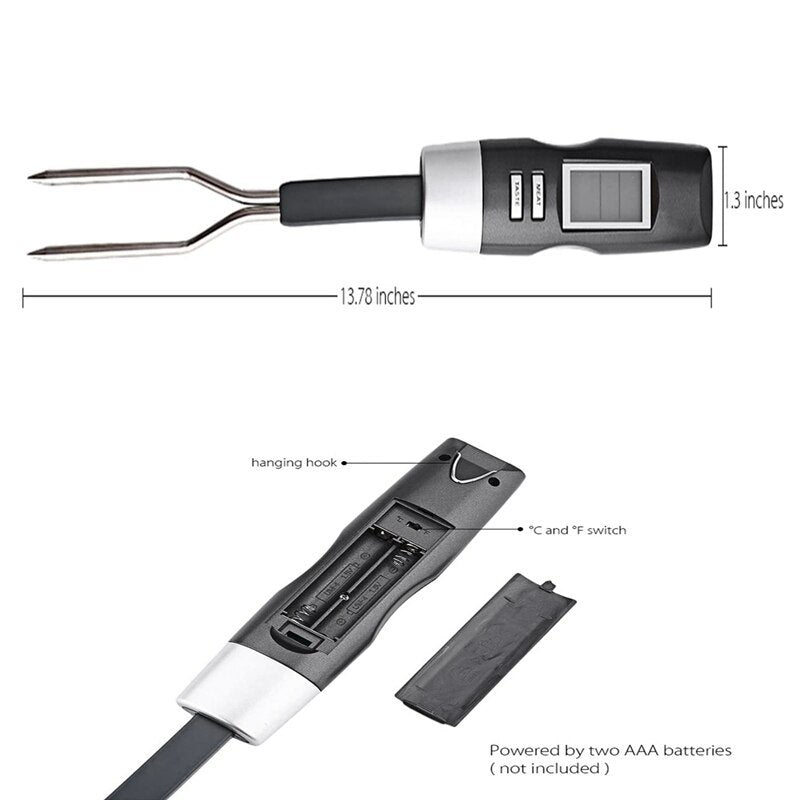 Eco Kitchen & Braai Meat Thermometer With Fork