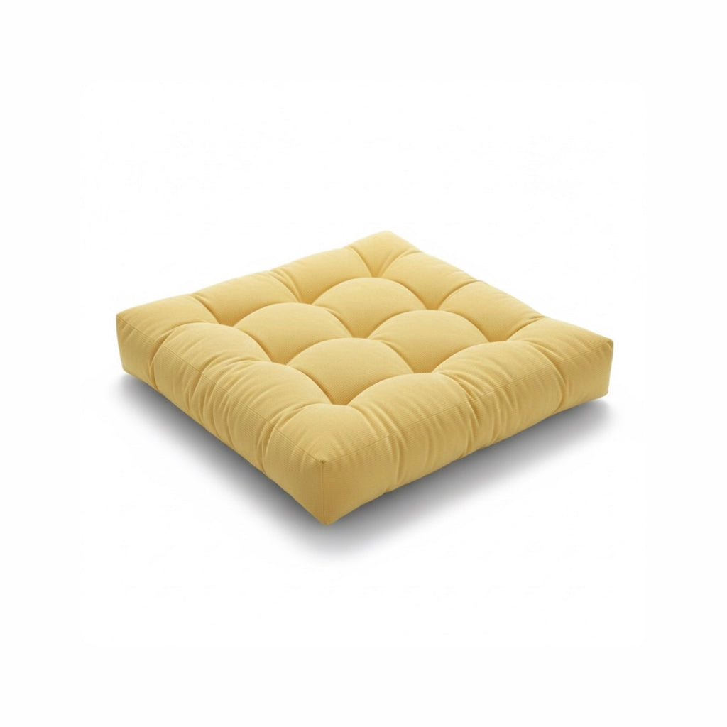 Cozy Corduroy Tufted Floor Cushion Collection