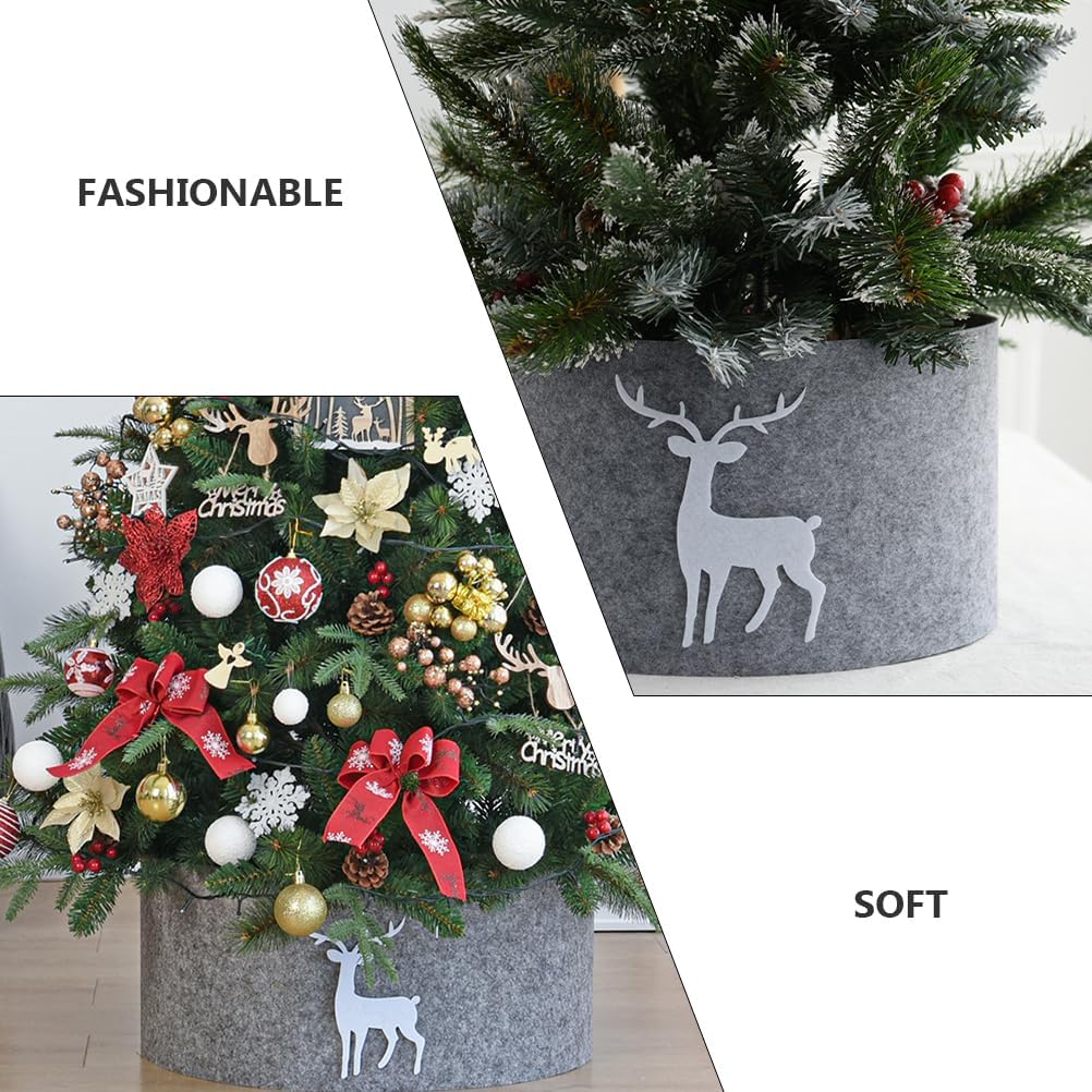 Nordic Stag" Felt Storage Basket / Organizer