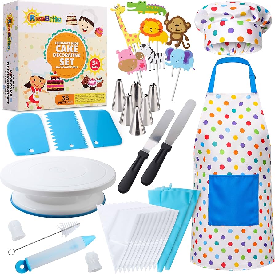 RiseBrite Cake Decorating Set For Kids