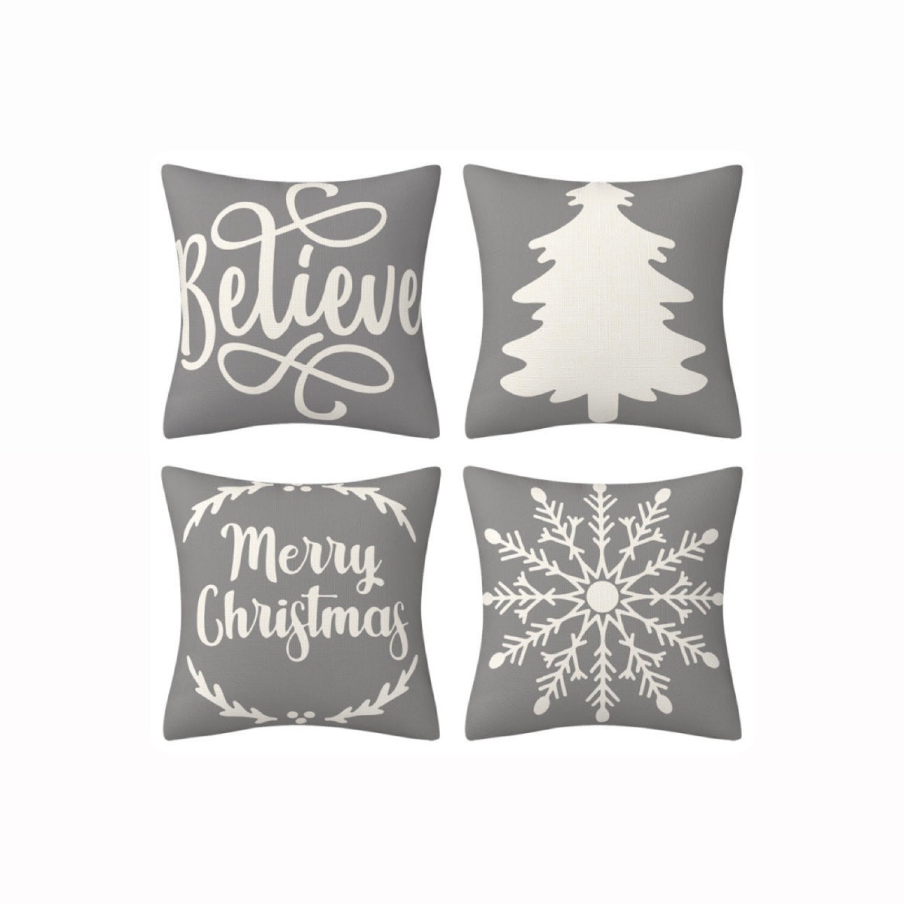 Architectural Luxury Sherpa & Boucle Home Decoration Textured Pillow Cover (Sets of 4)