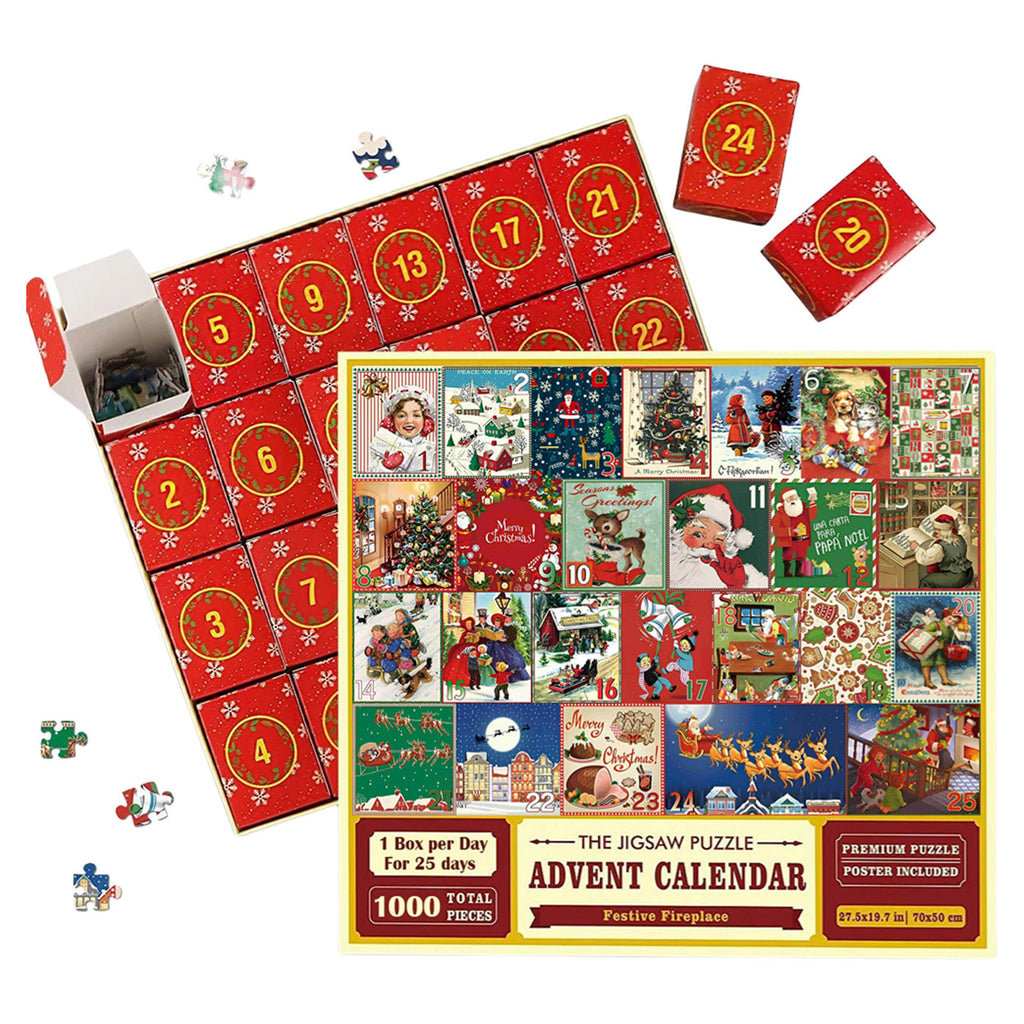 The Jigsaw Puzzle Advent Calendar: 1008 Piece Christmas Countdown
