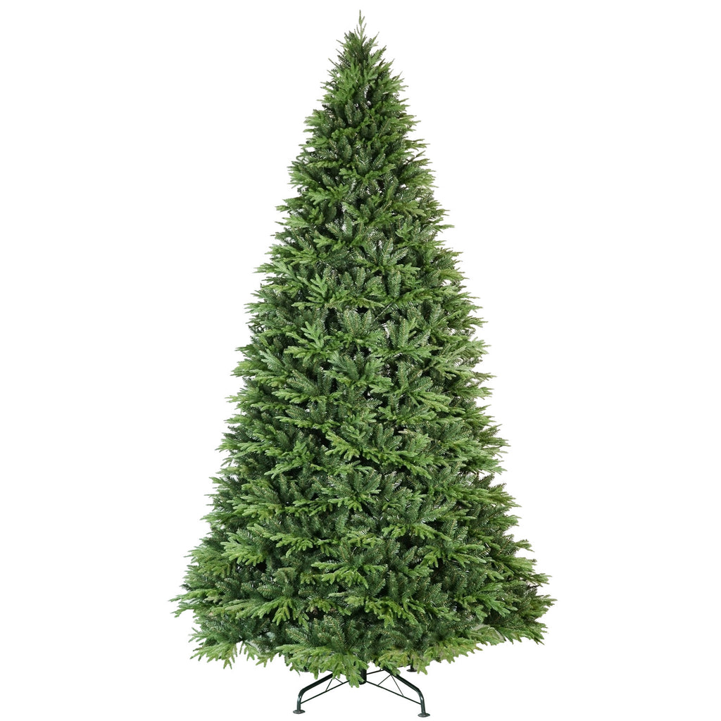 5’ Green Christmas Tree With Auto Open, Flame Retardant & Easy Assembled Steel Base