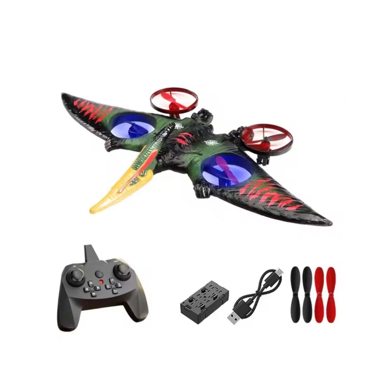Dino-Flyer Pterodactyl RC Quadcopter Drone