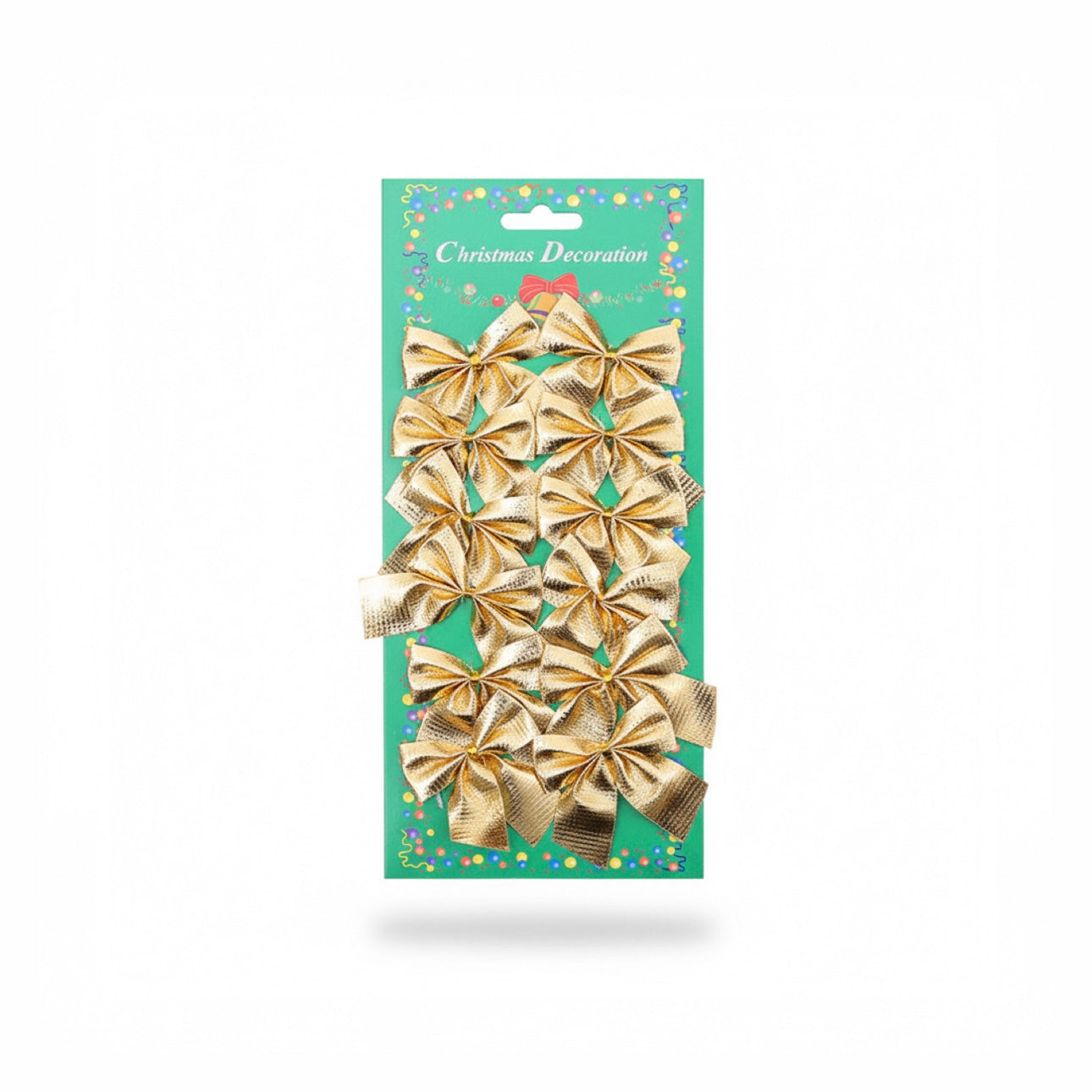 12-Count Mini Christmas Bows Ornaments