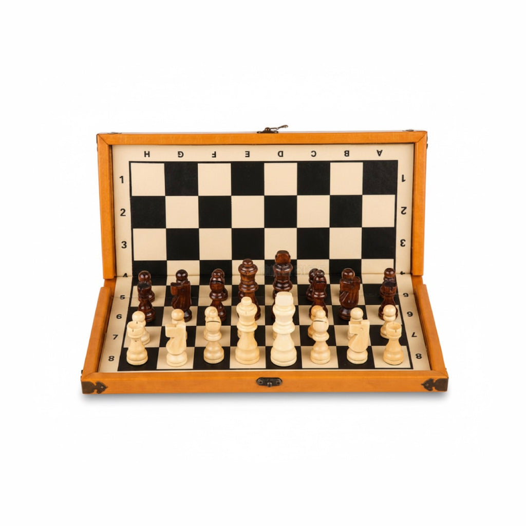 Qin Han Hutong Solid Wood Portable Chess Board