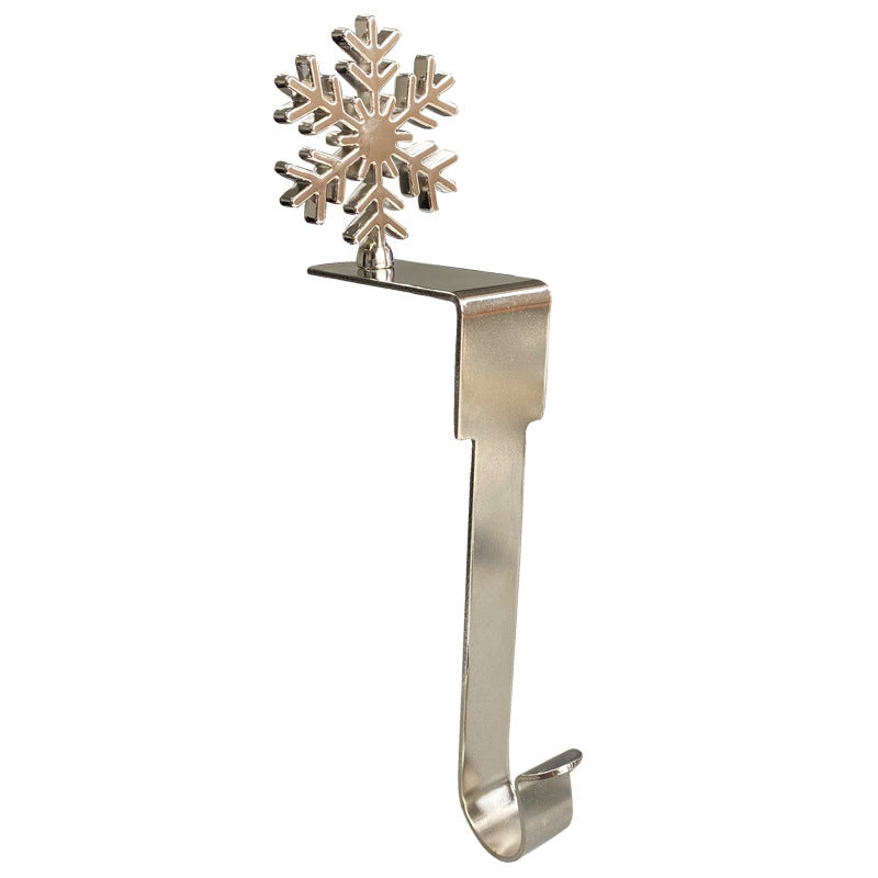 Fashion Metal Long Christmas Stockings Hook (3-Pack)