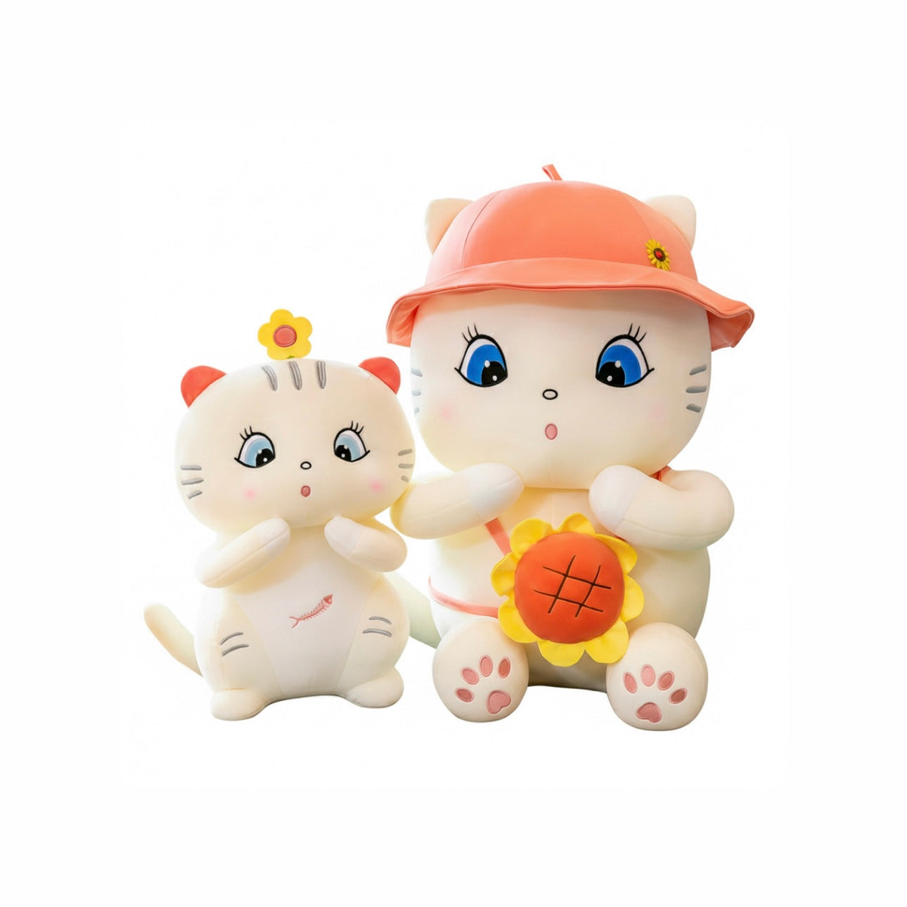 Sweet Whiskers Plush Kitty Pal Scratching Machine Doll
