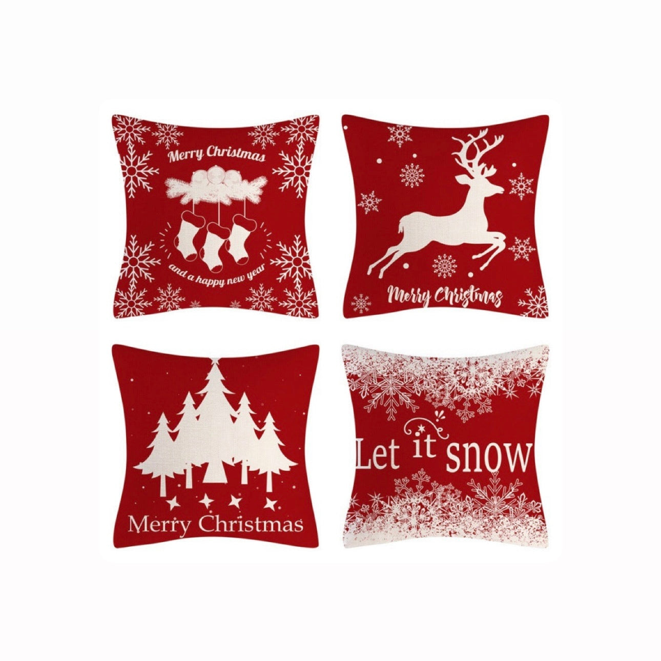 Architectural Luxury Sherpa & Boucle Home Decoration Textured Pillow Cover (Sets of 4)