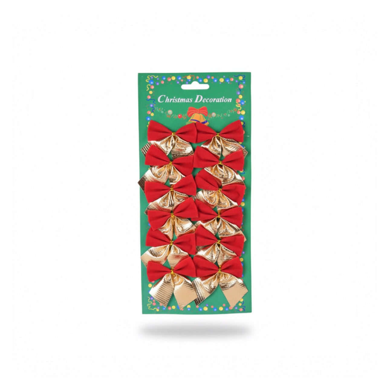 12-Count Mini Christmas Bows Ornaments