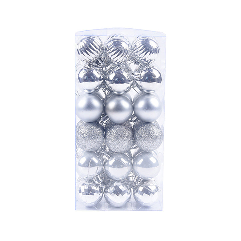 Deluxe Multi-Finish Christmas Ball Ornament Set (36-Pack)