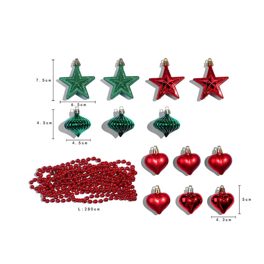 Themed & Patterned Christmas Ornament Gift Set (16-pack)