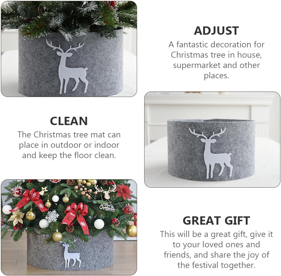 Nordic Stag" Felt Storage Basket / Organizer
