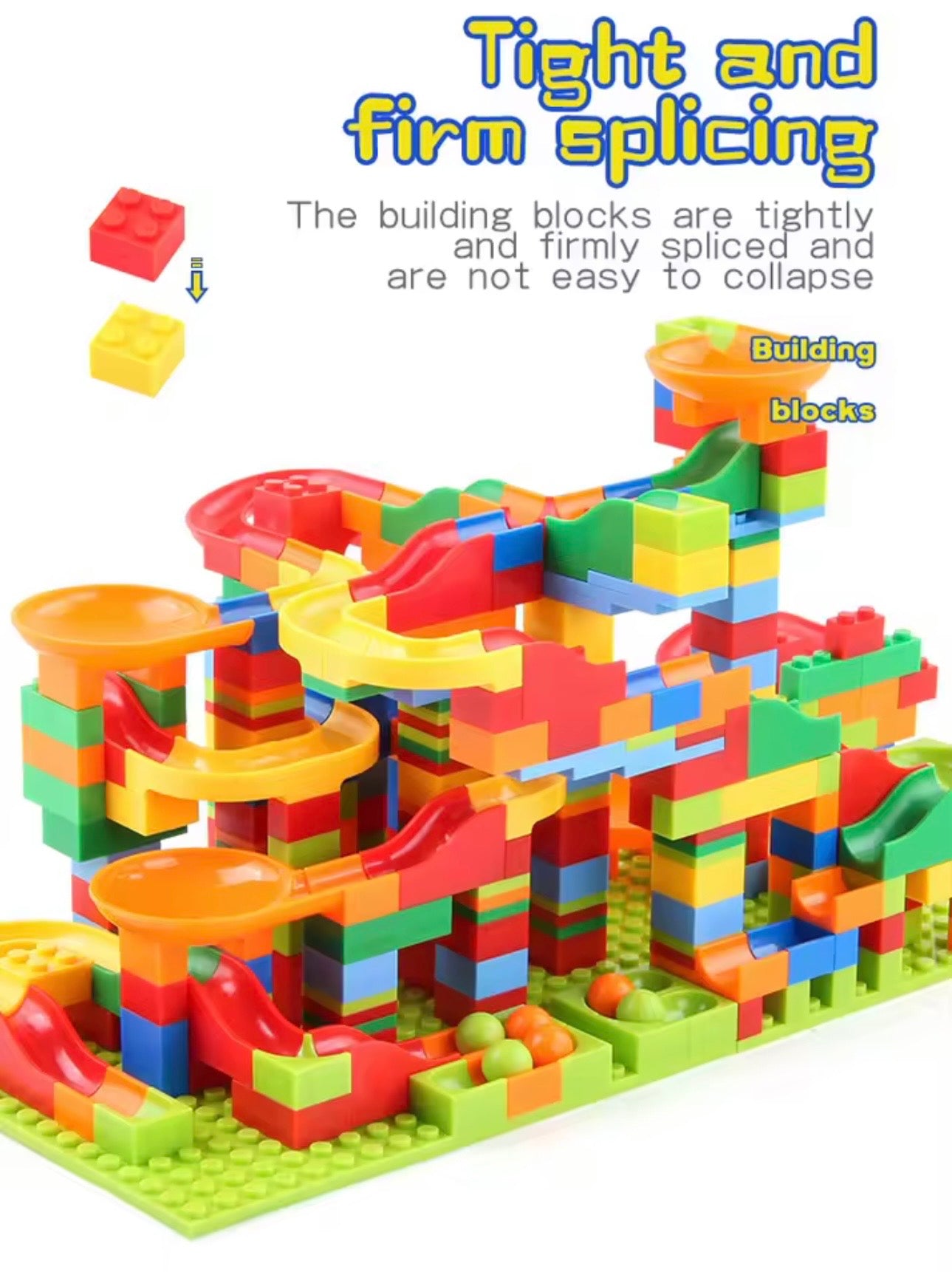 Rainbow Falls Marble Maze Construction Block Set