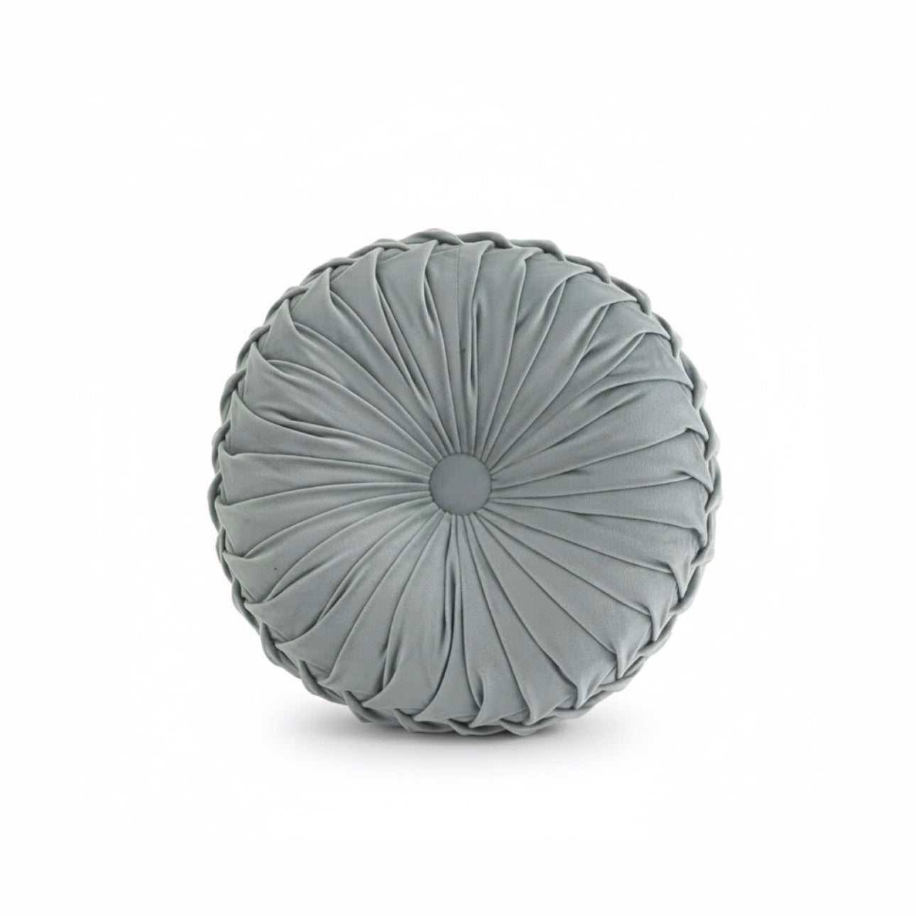 Decorative Pleated Round Tufted Cushion