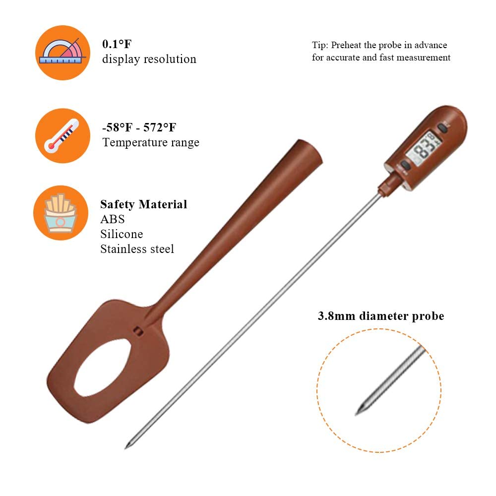 Digital Dual-Probe Cooking & Candy Thermometer Set