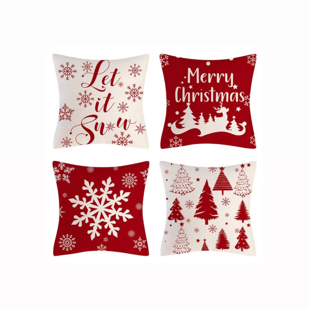 Architectural Luxury Sherpa & Boucle Home Decoration Textured Pillow Cover (Sets of 4)