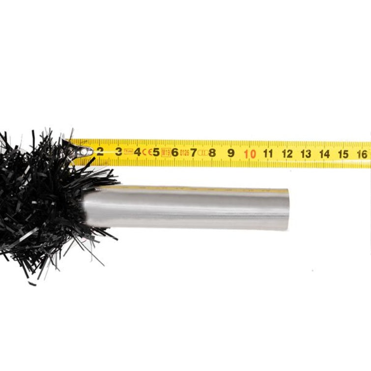 6’ Black Christmas Tree With Auto Open, Flame Retardant And Easy Assembled Steel Base