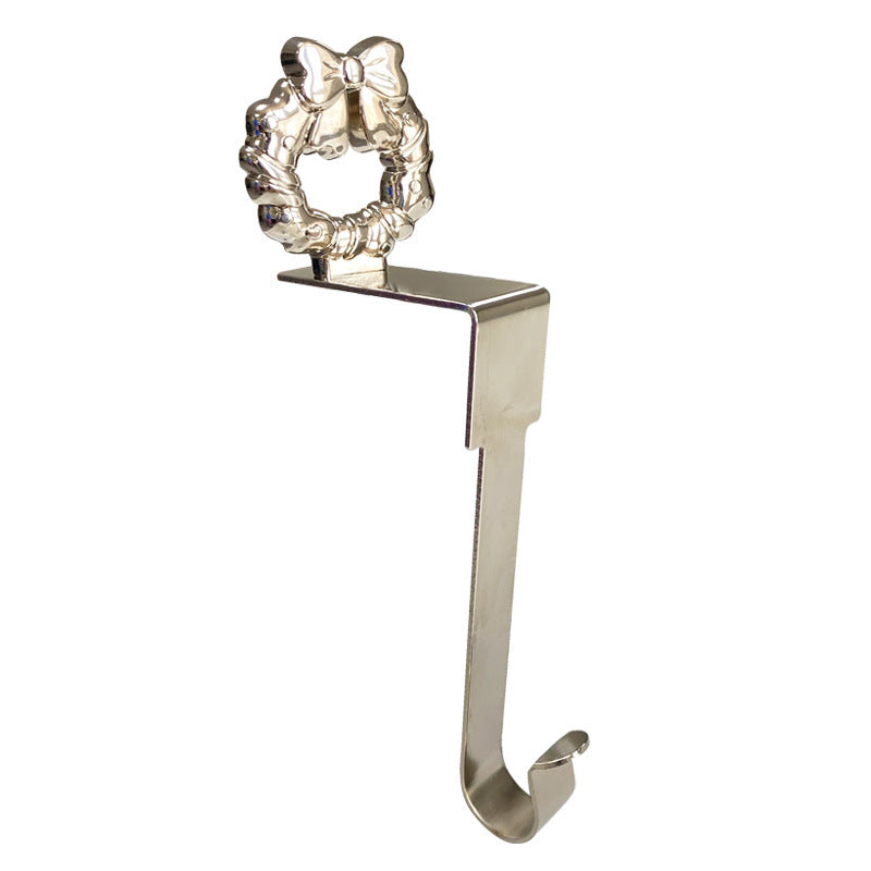 Fashion Metal Long Christmas Stockings Hook (3-Pack)