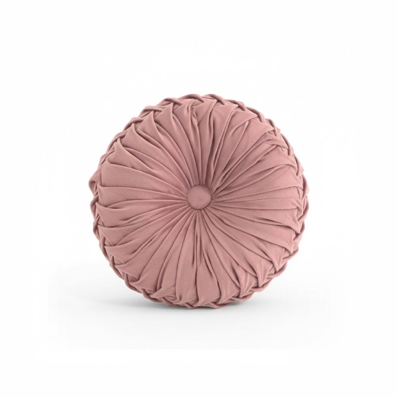 Decorative Pleated Round Tufted Cushion
