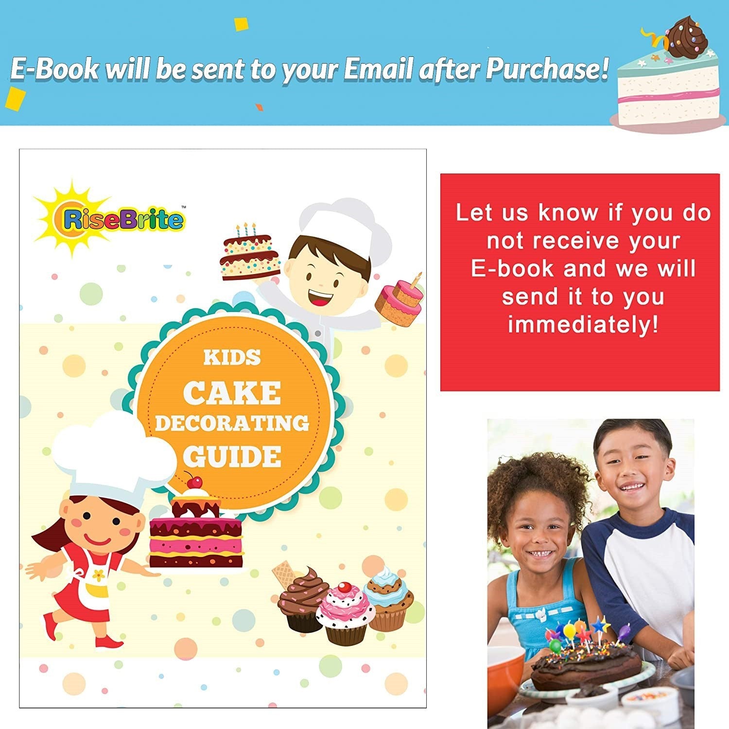 RiseBrite Cake Decorating Set For Kids