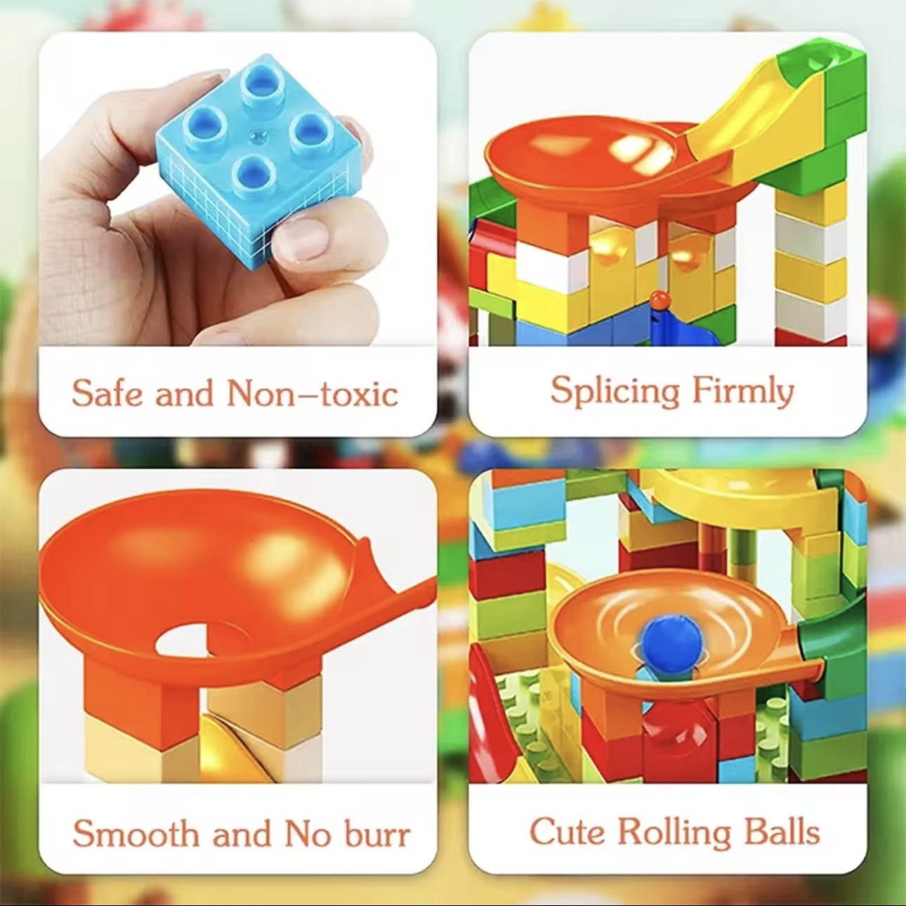 Rainbow Falls Marble Maze Construction Block Set