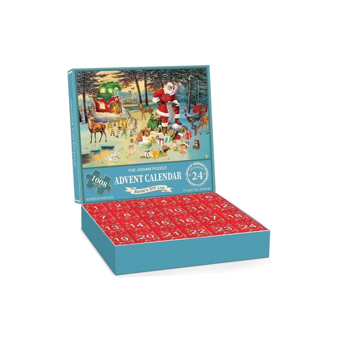 The Jigsaw Puzzle Advent Calendar: 1008 Piece Christmas Countdown
