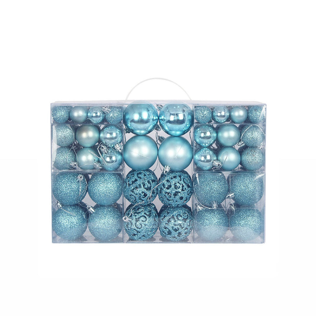 100-Piece Designer Shatterproof Ornament Mega-Set