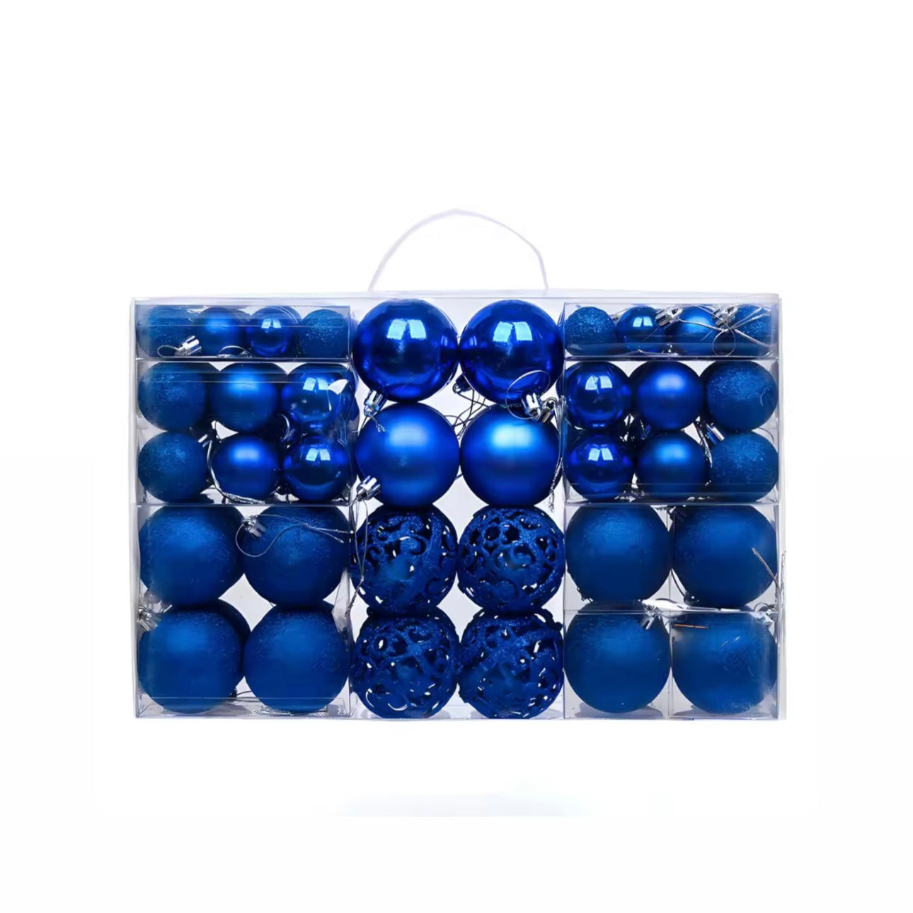 100-Piece Designer Shatterproof Ornament Mega-Set