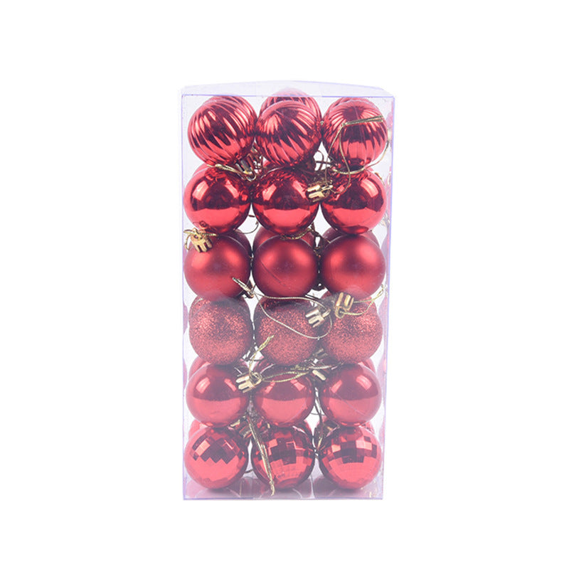 Deluxe Multi-Finish Christmas Ball Ornament Set (36-Pack)
