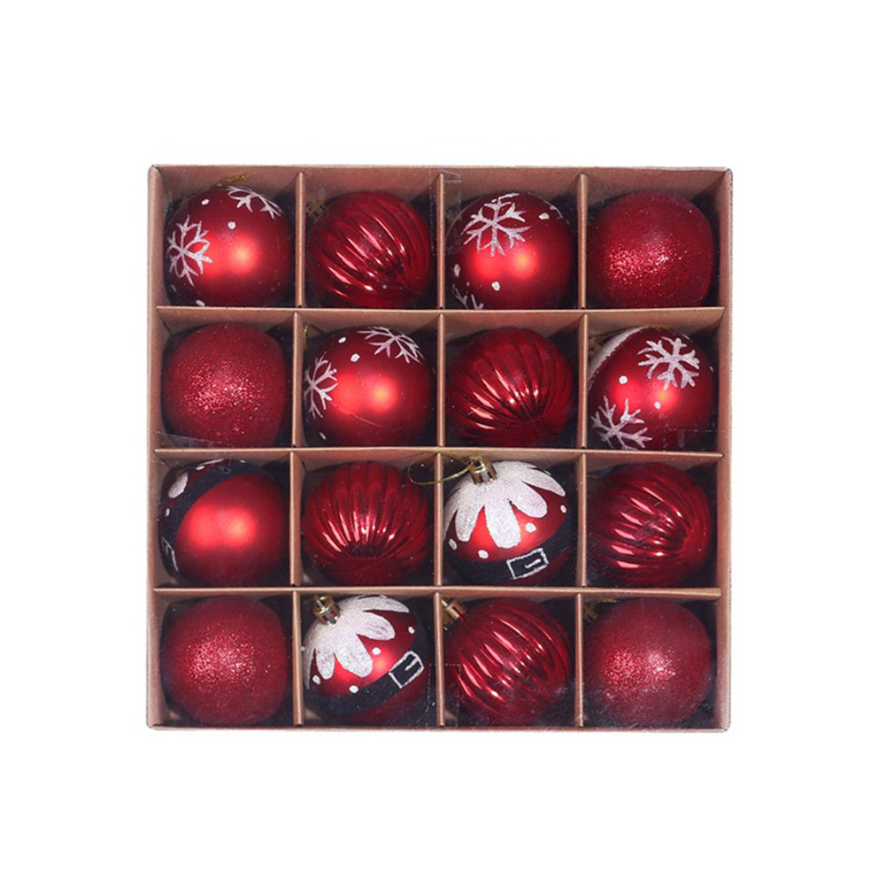Themed & Patterned Christmas Ornament Gift Set (16-pack)