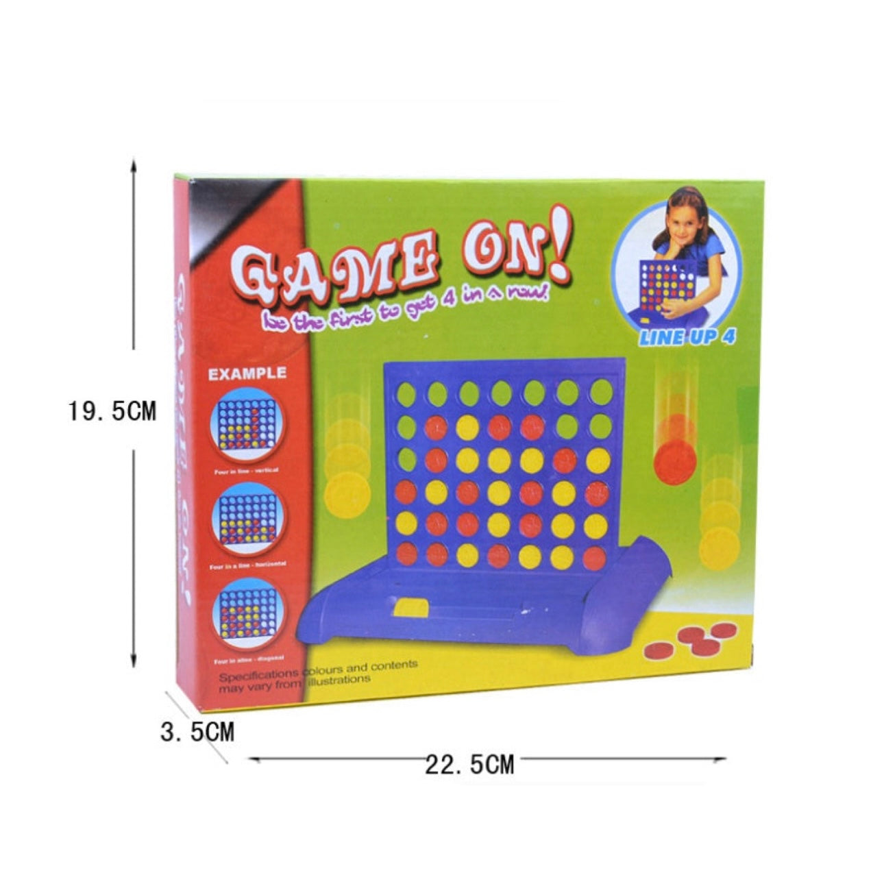 Game On! Line Up 4 - Vertical Strategy Game