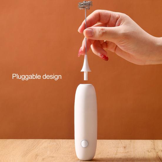 Electric Milk Frother & Coffee Foam Mixer (2-Pack)