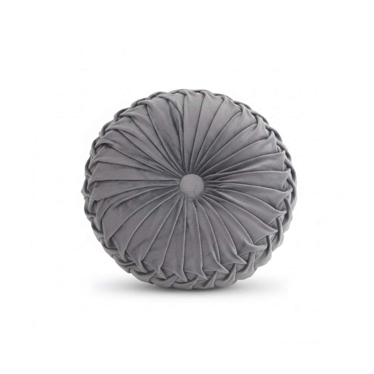 Decorative Pleated Round Tufted Cushion