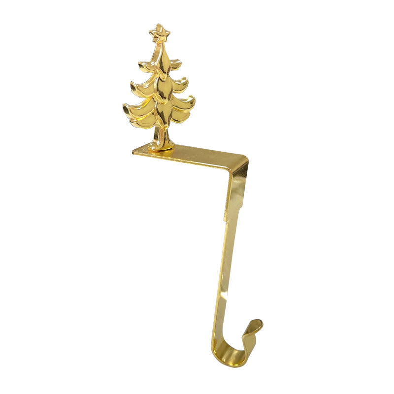 Fashion Metal Long Christmas Stockings Hook (3-Pack)