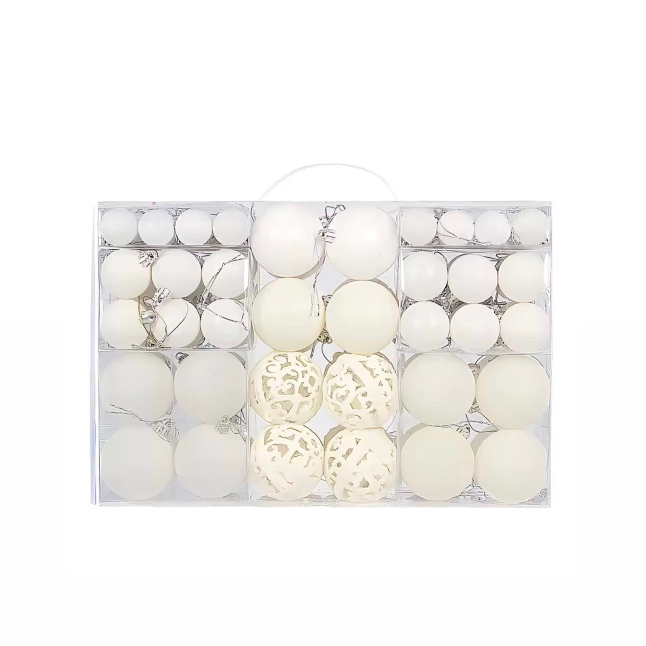 100-Piece Designer Shatterproof Ornament Mega-Set