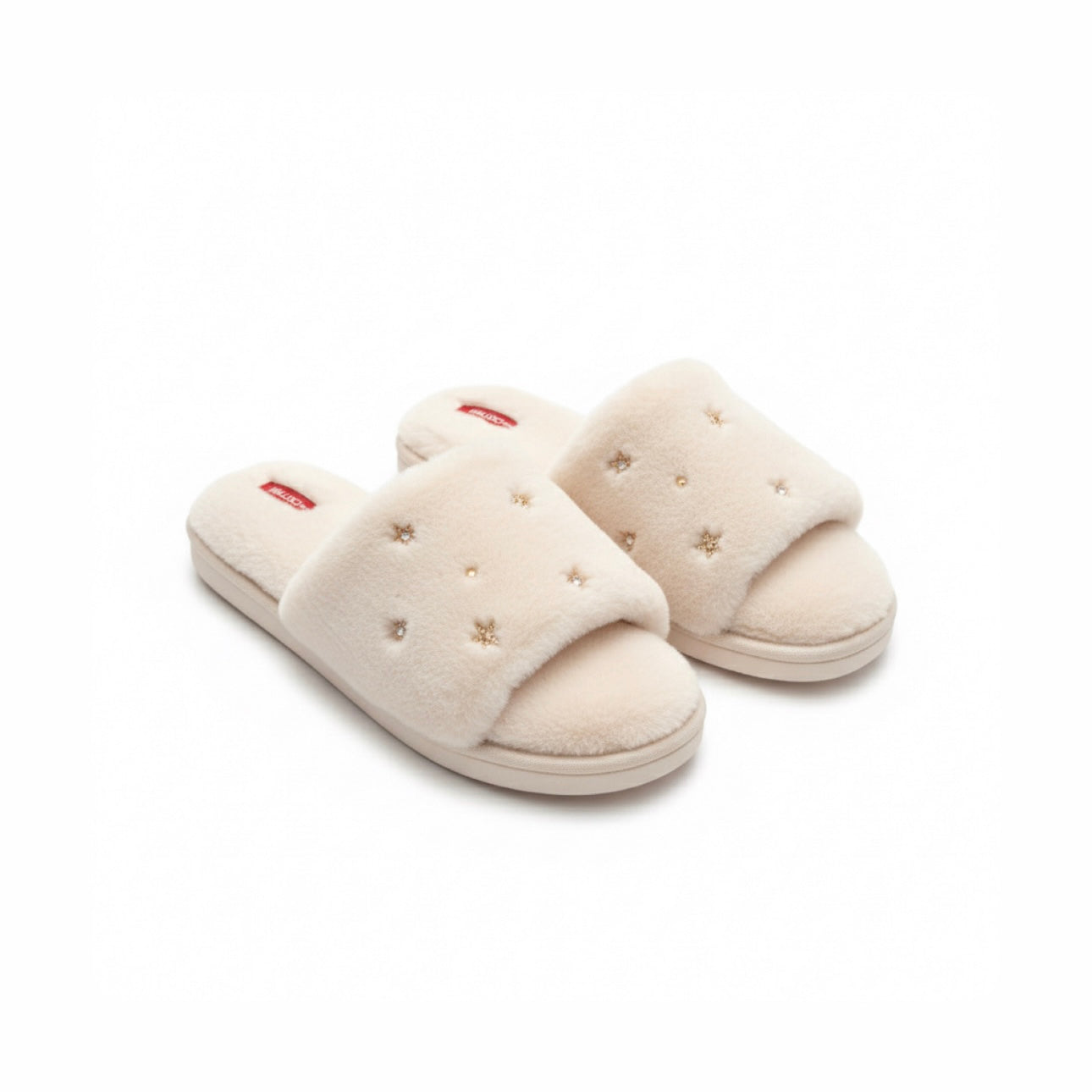 Starlight Dream Faux Fur Slide Slippers