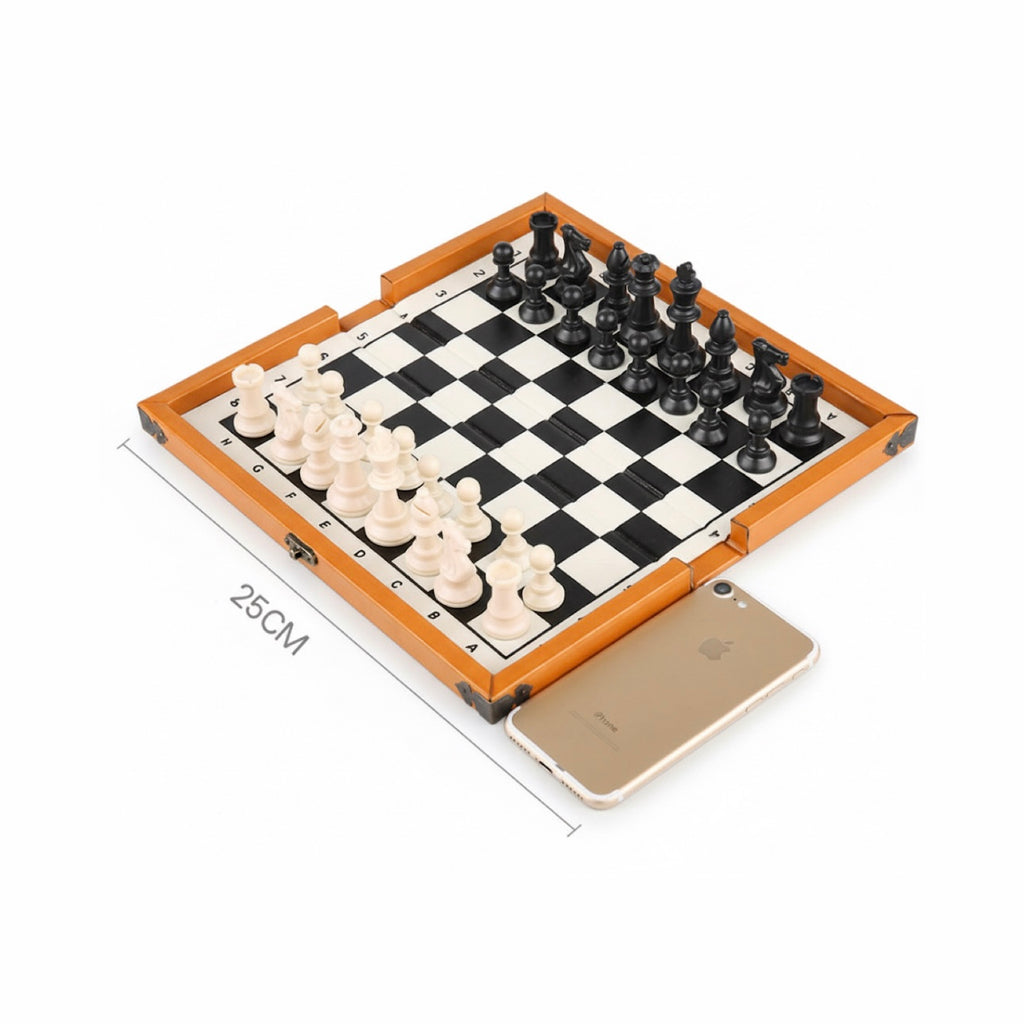 Qin Han Hutong Solid Wood Portable Chess Board