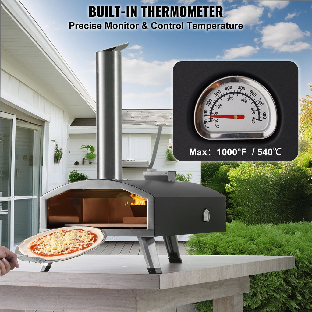 “Apertura" Multi-Fuel Portable Outdoor Pizza Oven