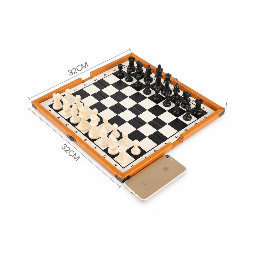 Qin Han Hutong Solid Wood Portable Chess Board