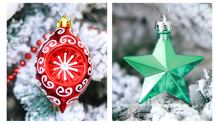 Deluxe Classic Red & Green Christmas Ornament Kit