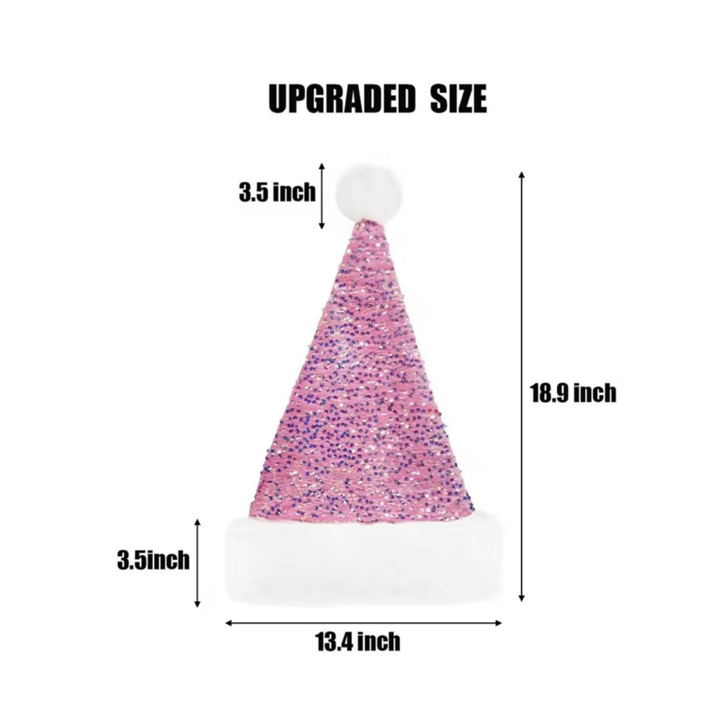 Shimmer & Shine Sequin Santa Hat Collection