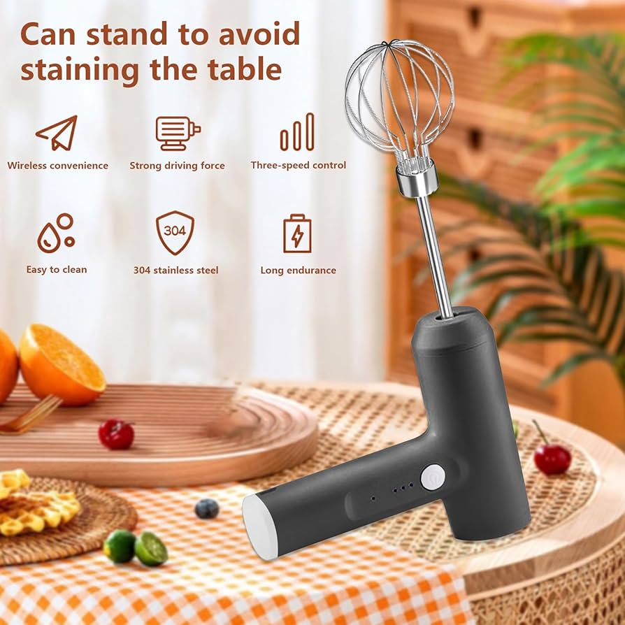 Rechargeable Electric Household Baking Small Mini Whisk