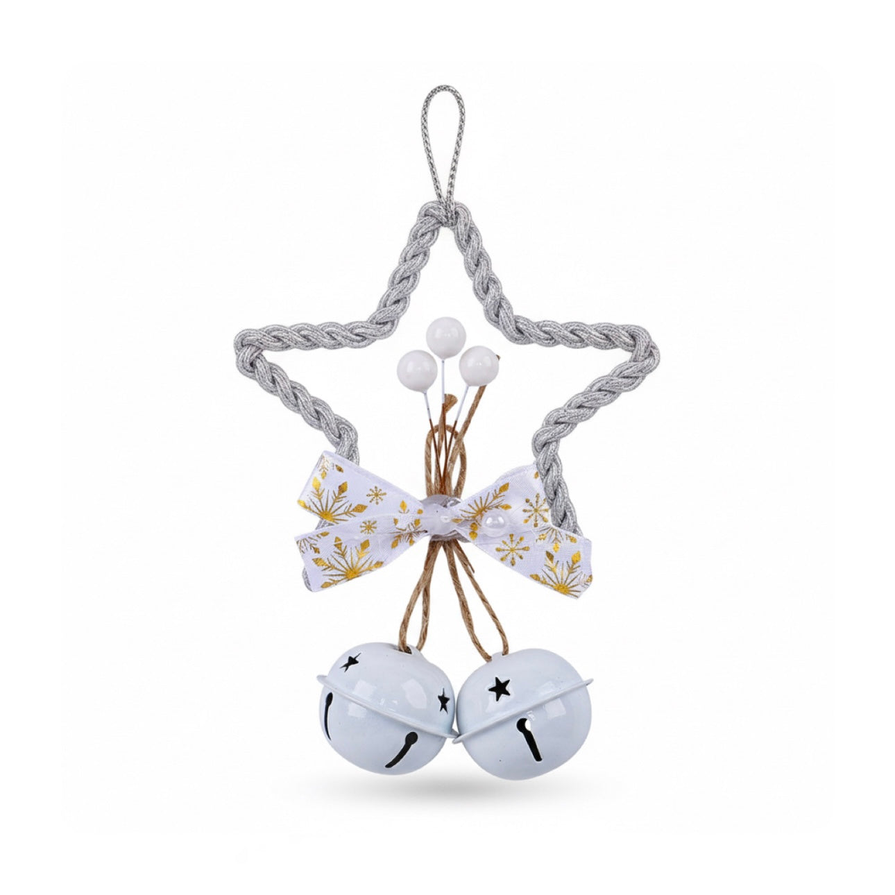 Christmas Five-pointed Star Bell Accessories Pendant