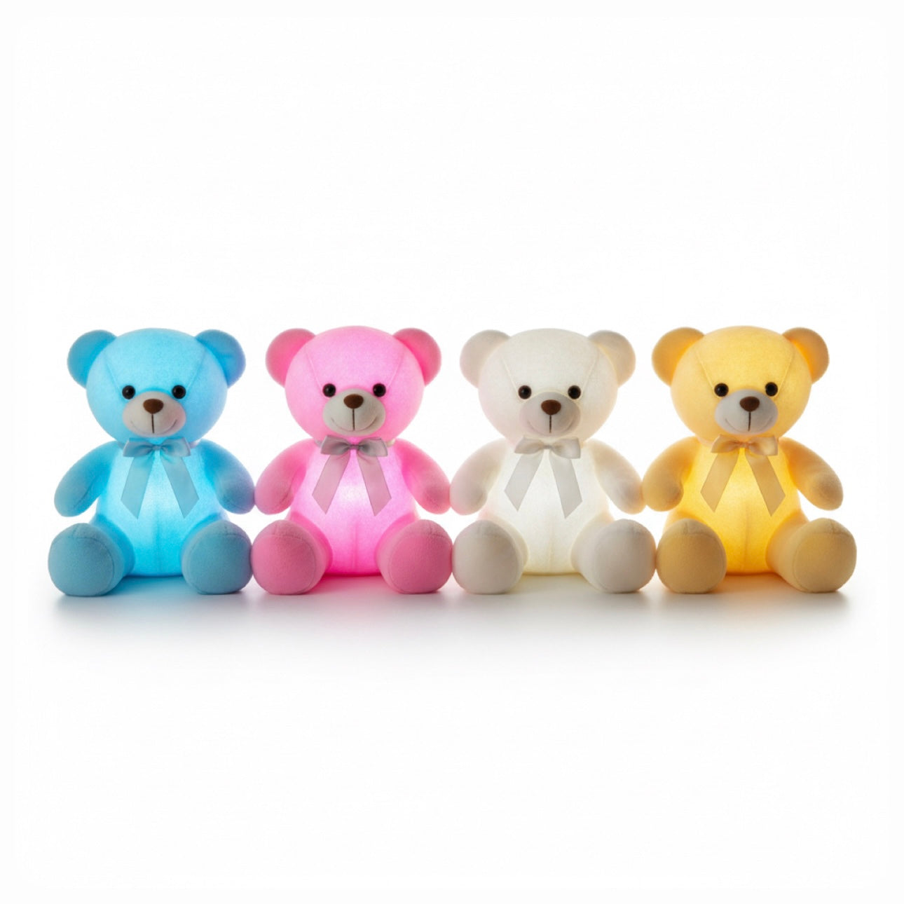 DreamGlow LED Teddy Bear Stuffed Animals Plush Toy